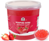 52USA Summer Selection Popping Boba Duo: Mango + Strawberry – Bursting Fruit Pearls for Milk Tea, Lemonade, Smoothies & Family Parties