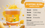 52USA Popping Boba Duo: Passion Fruit + Mango 3.2kg Each – Tropical Bursting Pearls for Bubble Tea & Summer Drinks