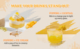 52USA Popping Boba Duo: Passion Fruit + Mango 3.2kg Each – Tropical Bursting Pearls for Bubble Tea & Summer Drinks