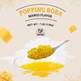 52USA Popping Boba Duo: Passion Fruit + Mango 3.2kg Each – Tropical Bursting Pearls for Bubble Tea & Summer Drinks