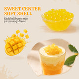 52USA Popping Boba Duo: Passion Fruit + Mango 3.2kg Each – Tropical Bursting Pearls for Bubble Tea & Summer Drinks