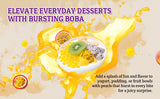 52USA Popping Boba Duo: Passion Fruit + Mango 3.2kg Each – Tropical Bursting Pearls for Bubble Tea & Summer Drinks