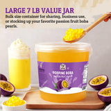 52USA Popping Boba Duo: Passion Fruit + Mango 3.2kg Each – Tropical Bursting Pearls for Bubble Tea & Summer Drinks