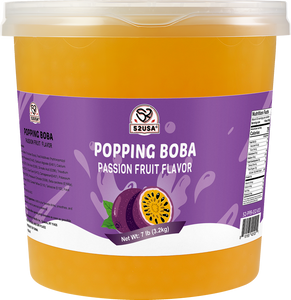 52USA Passion Fruit Popping Boba (7 lb / 3.2 kg)