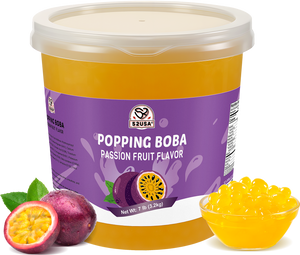 52USA Passion Fruit Popping Boba (7 lb / 3.2 kg)