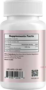 Heivy Potassium Supplement – 120 Capsules