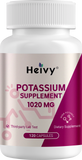 Heivy Potassium Supplement – 120 Capsules