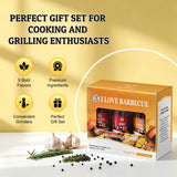 52usa Spice Seasoning Set of 9 with Integrated Grinders, Individual Spice Grinder, Pure and Fresh Perfect for BBQ Seasoning Gift Set, Grilling Spice, Pepper Grinder