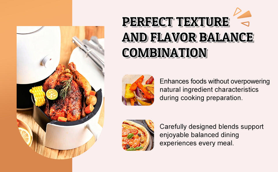 52USA 4 packs Air Fryer seasonings 250ml PET shakers