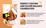 52USA 4 packs Air Fryer seasonings 250ml PET shakers