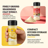 52USA Popcorn Seasoning Set, Multi-Flavor Variety Pack, Popcorn Spice Set | White Cheddar Cheese, Original Butter, Cheese & Chives, Salt & Vinegar, Old Fashioned (Pack of 4)