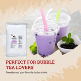 52USA Strawberry Taro Kit: Strawberry Popping Boba + Taro Powder – DIY Creamy Purple Bubble Tea Set
