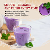 52USA Strawberry Taro Kit: Strawberry Popping Boba + Taro Powder – DIY Creamy Purple Bubble Tea Set
