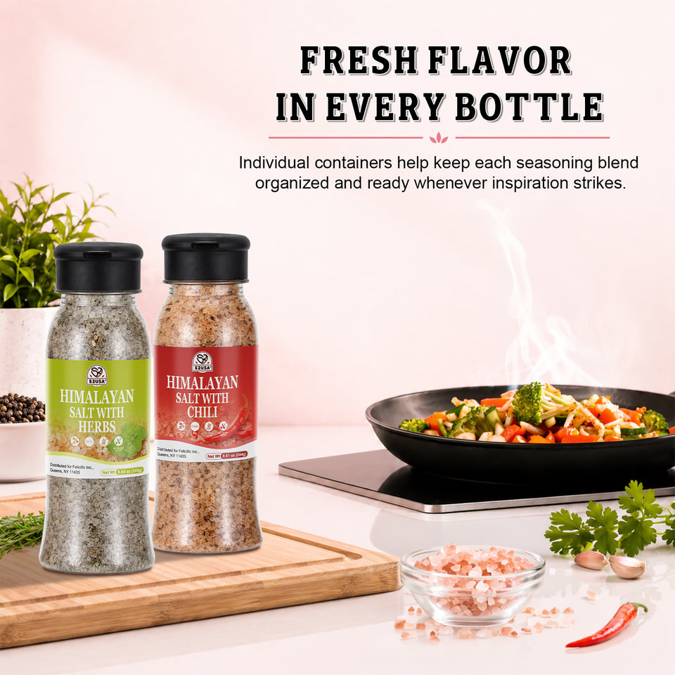 52USA Seasoned Himalayan Salt Gift Set 4 packs