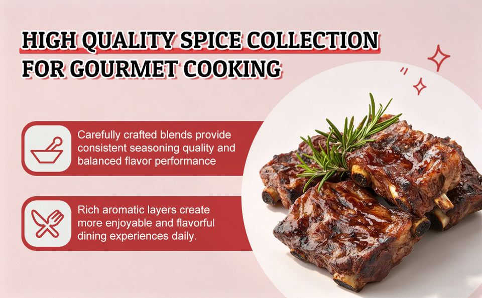 52usa BBQ seasoning Set 4 packs