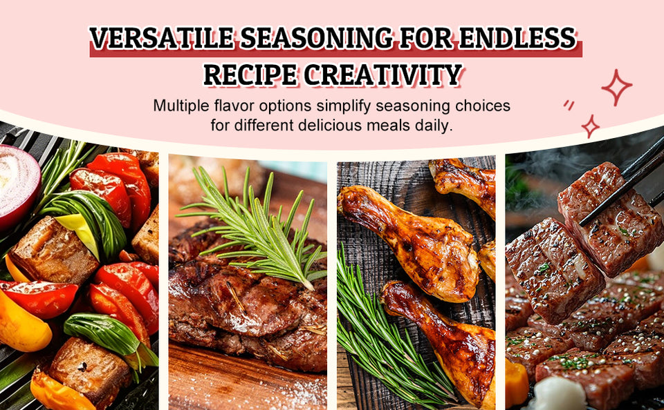 52usa BBQ seasoning Set 4 packs