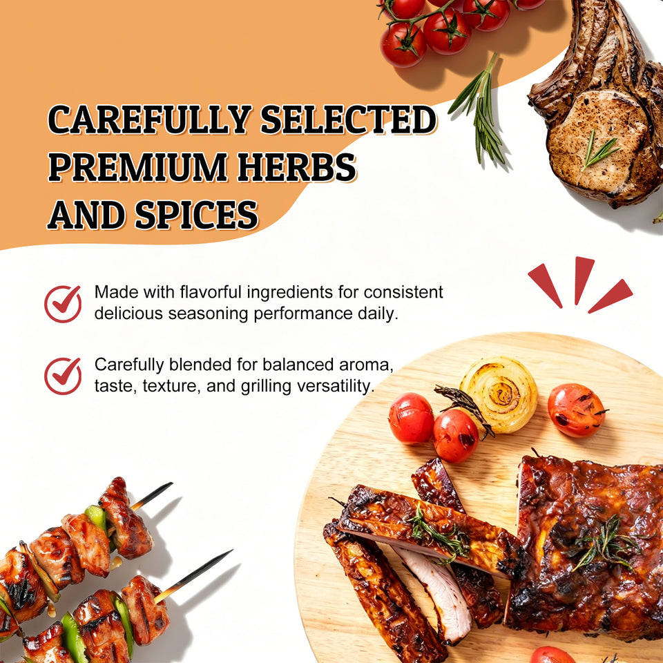 52usa BBQ seasoning Set 4 packs