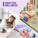 Heivy Ferrous Sulfate Iron 325 mg with Vitamin C | 240 Tablets