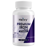 Heivy Ferrous Sulfate Iron 325 mg with Vitamin C | 240 Tablets