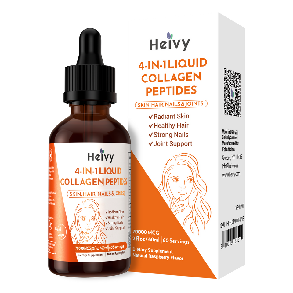 Heivy 4-in-1 Liquid Collagen Peptides - HEALTH AND BEAUTY SUPPORT