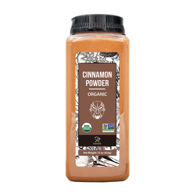 Soeos Organic Cinnamon Powder 15oz