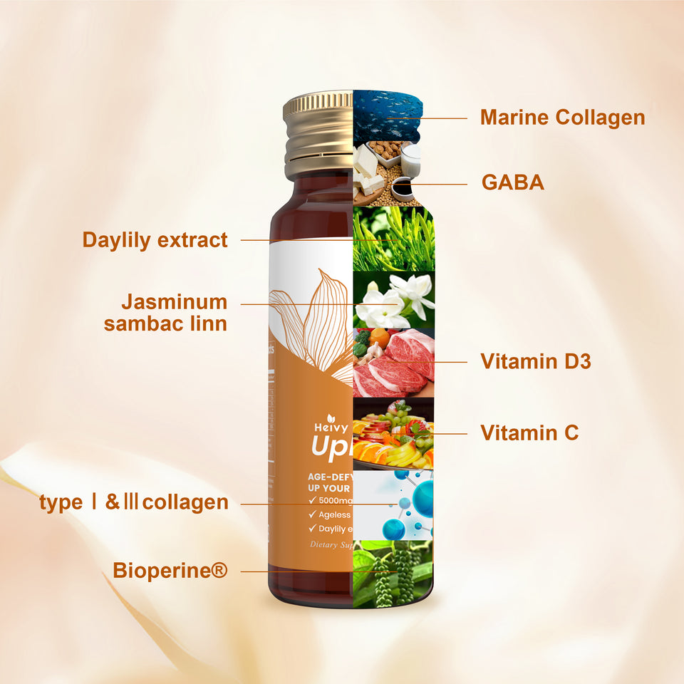 HEIVY UPLIFT Collagen Drink - Age-defying & Brighten up your day (1 Box)