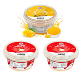 52USA Summer Burst Boba Trio: Lychee Popping Boba 500g (2 Pack) + Mango Popping Boba 500g (1 Pack) – 3-Pack Cool-Down Drink Topper
