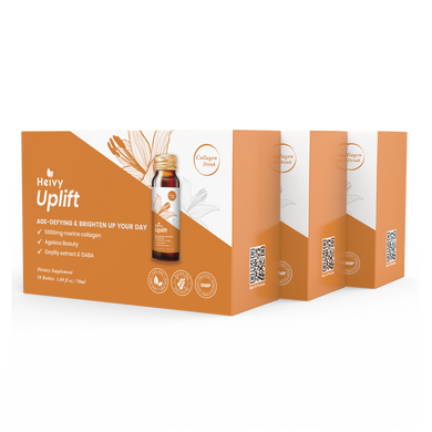 HEIVY UPLIFT Collagen Drink - Age-defying & Brighten up your day (3 Boxes)